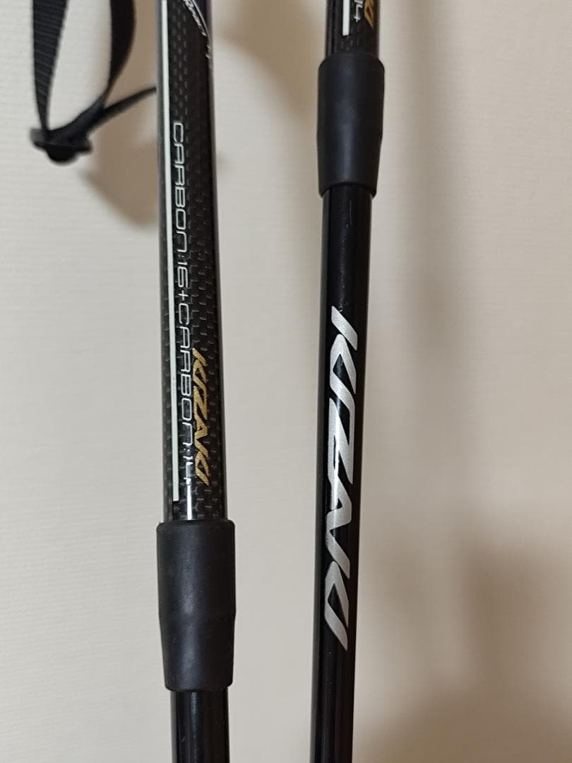 KIZAKI（キザキ）　カーボンスキー ストック 105-125cm