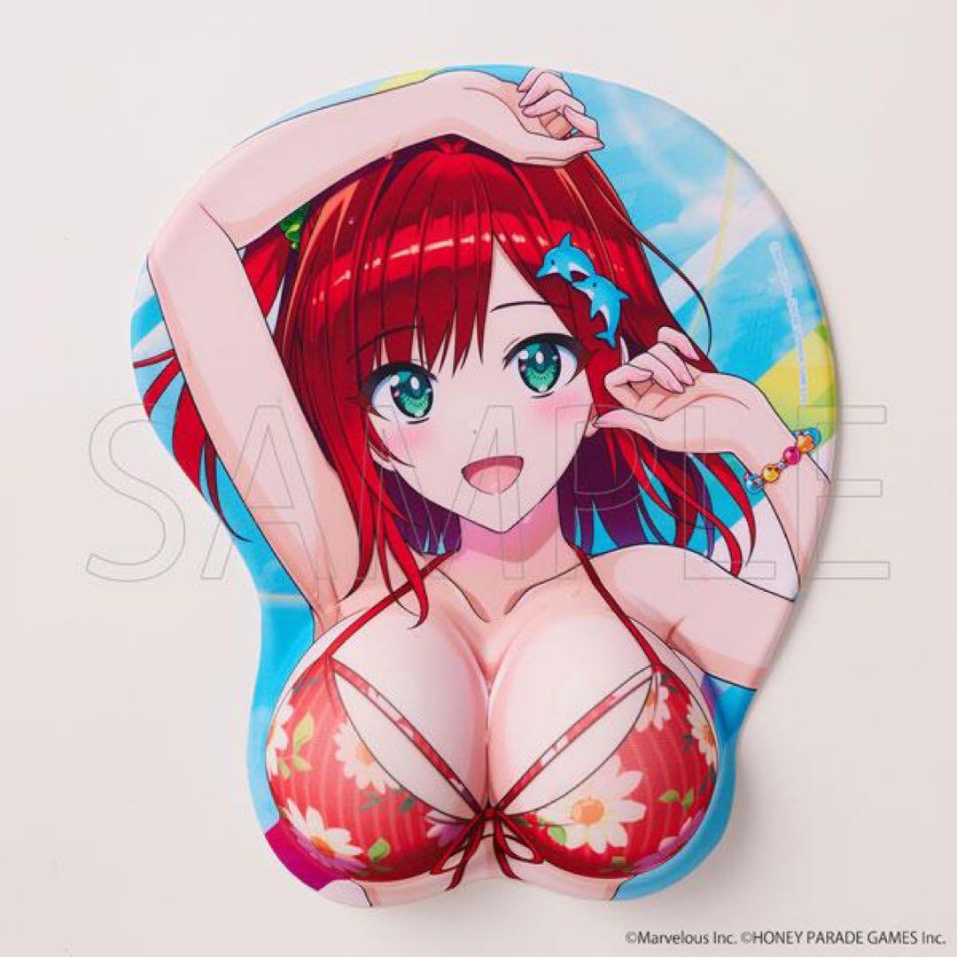 【14まで値下げ】【新品未開封】咲宮入華 ドルフィンウェーブ 立体マウスパッド