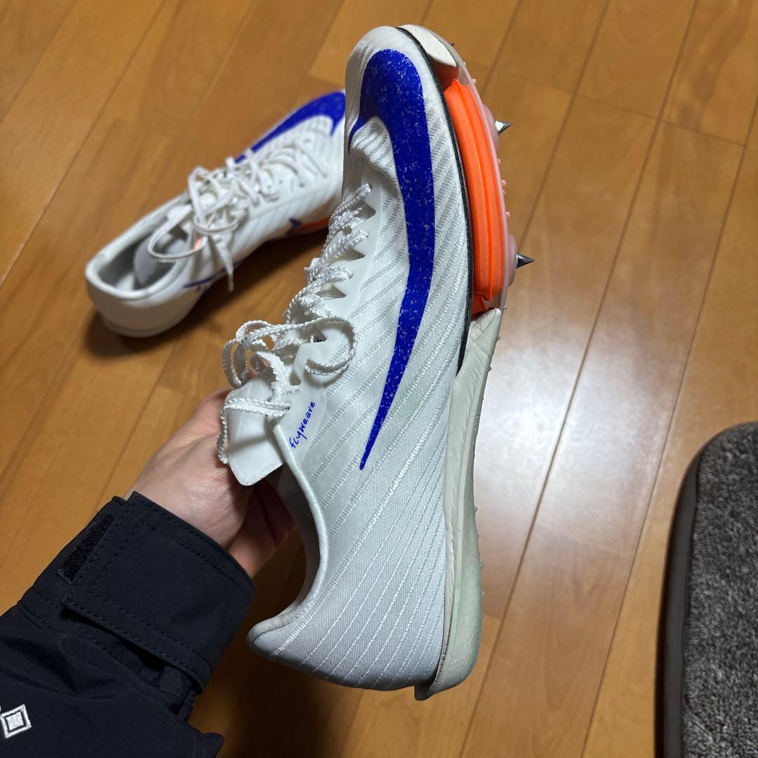 Nike Vapor スパイクシューズ ホワイト/ブルー/オレンジ