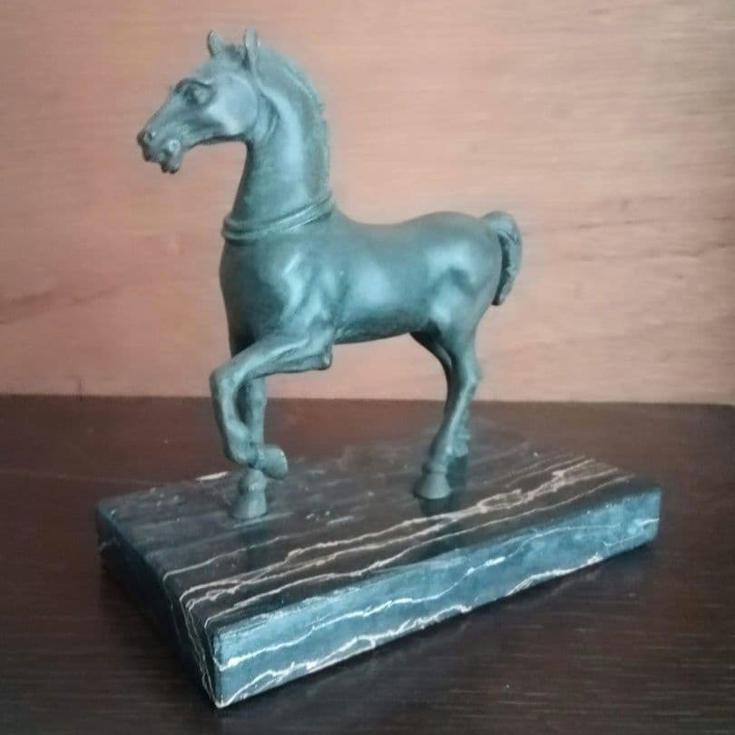 逸品　ヴァレーゼ工房　ブロンズ馬像　鋳造　Valese　イタリア　サンマルコ