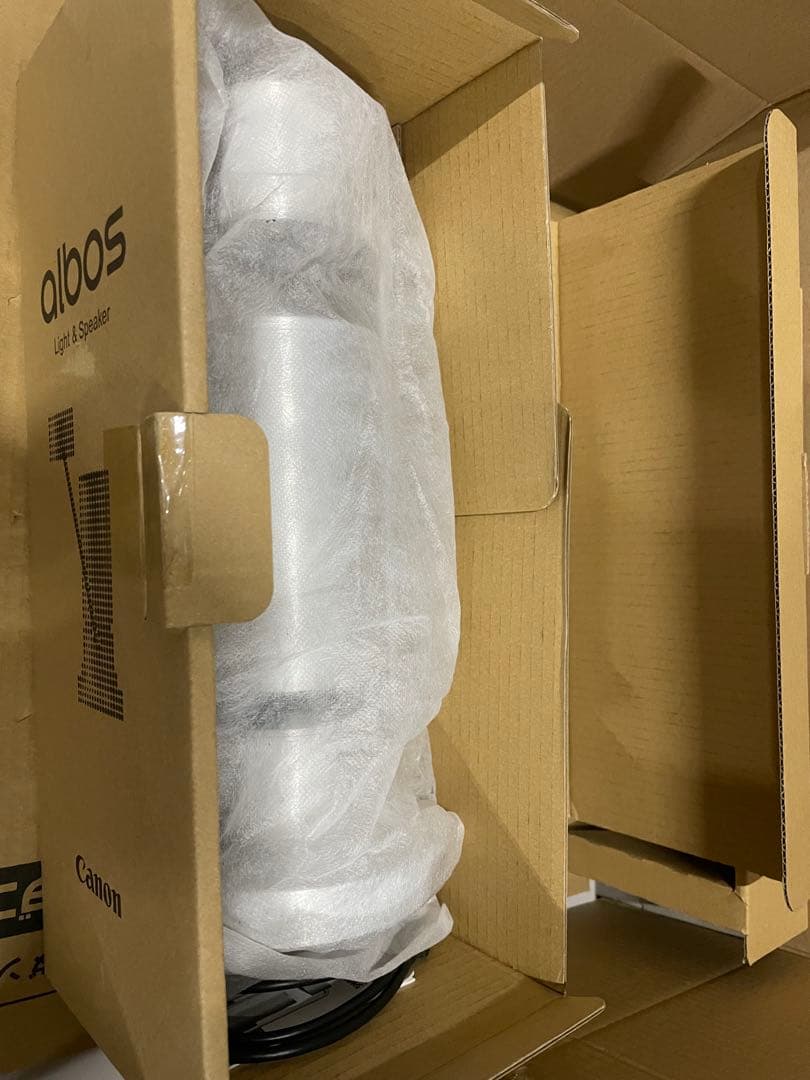 キヤノン アルボス albos ライト&スピーカー ML-A (シルバー)