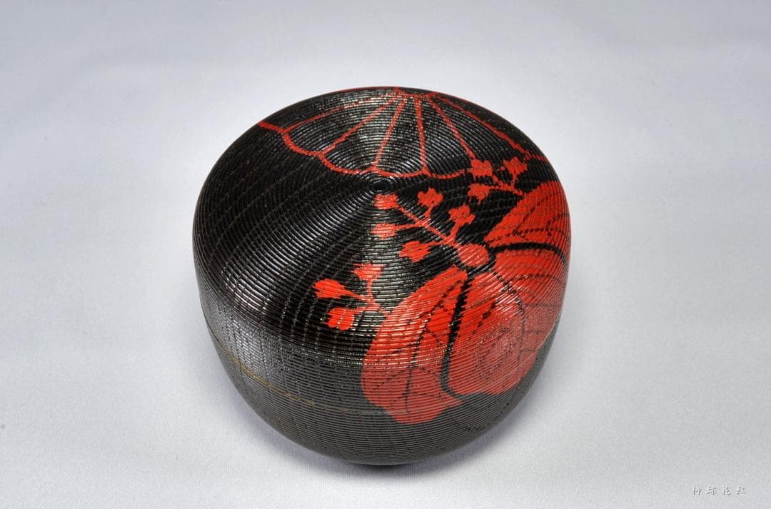 中村宗尹 鵬雲斎好 寿輪棗 写 共箱 茶道具