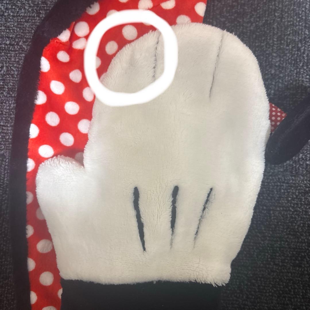 マフラーファンキャップ ミニー パッチン カチューシャ ピン