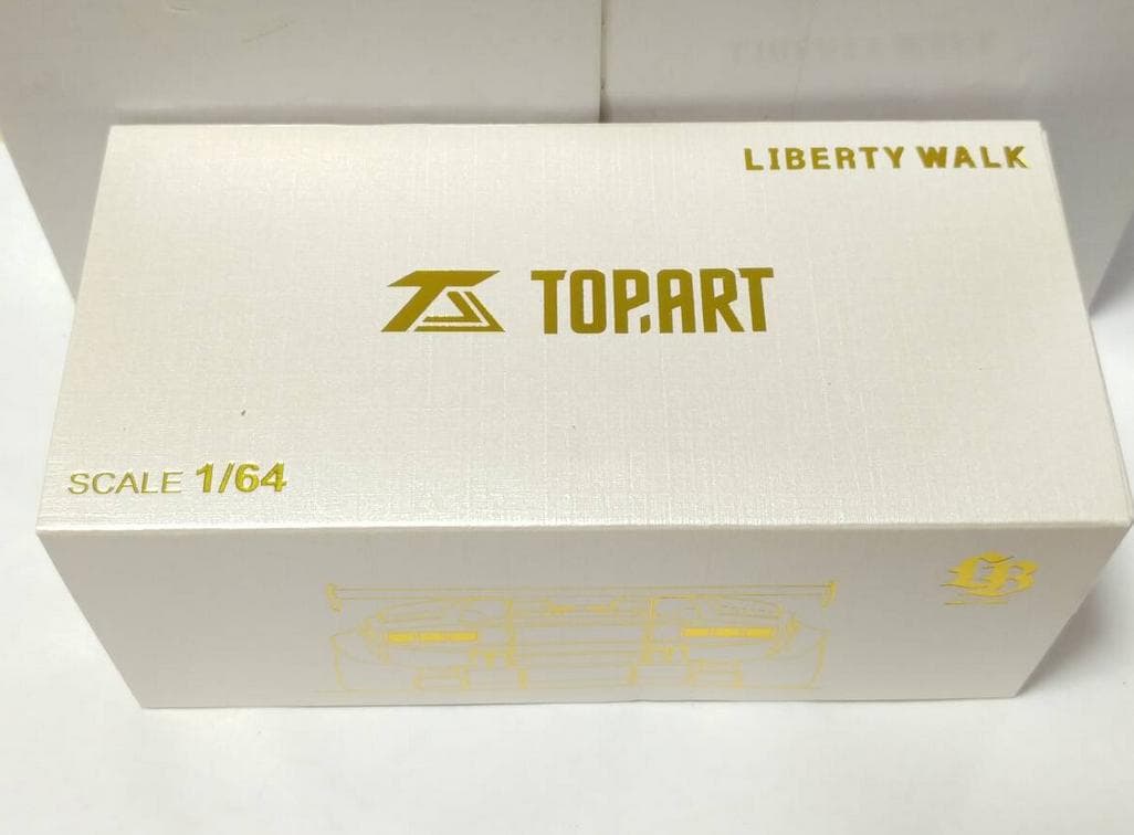 トップアート 1/64 ランボルギーニ カウンタック LBWK ホワイト