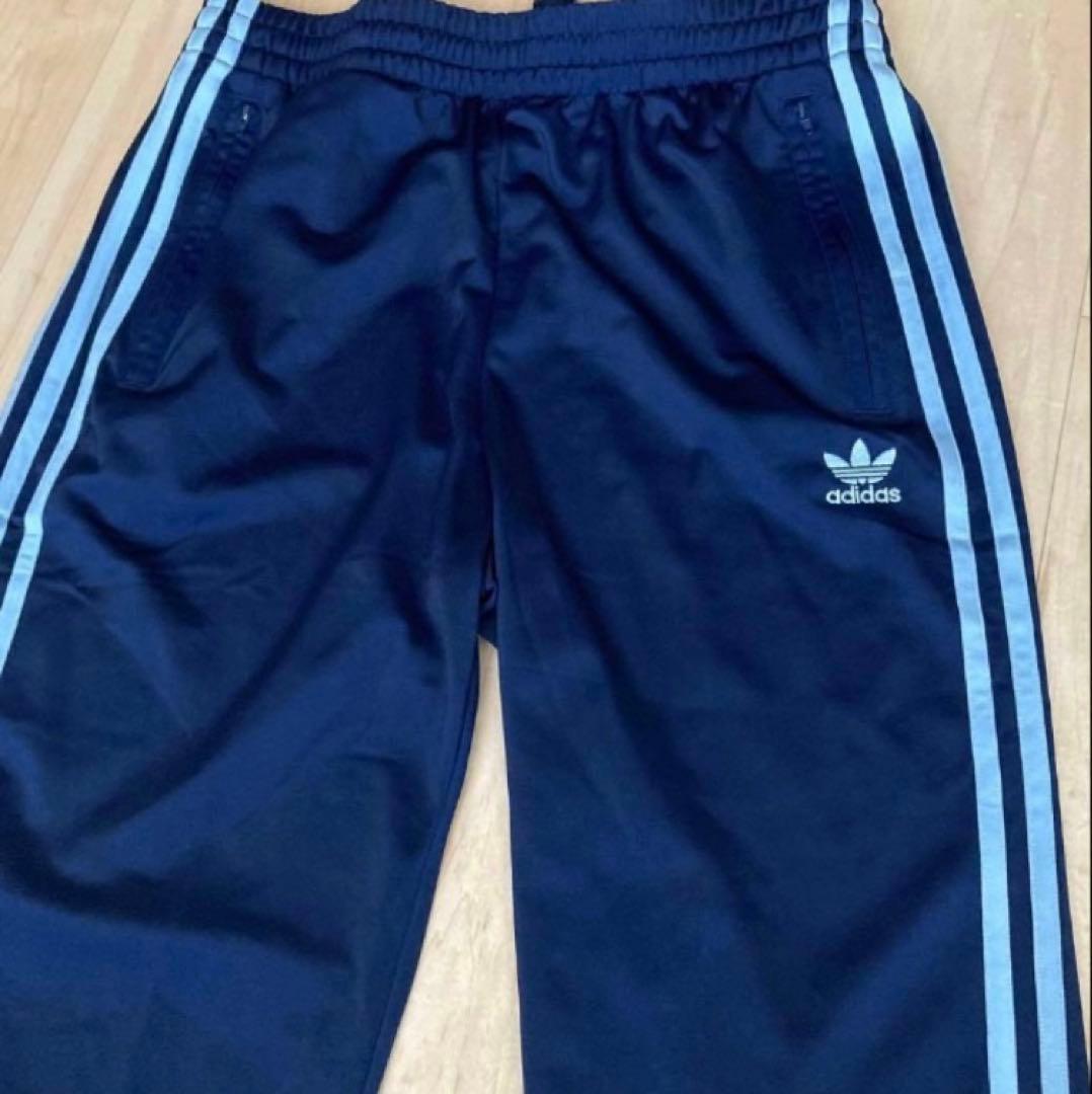 新品未使用タグ付きy2k常田大希adidasジャージトラックパンツネイビー×ブル