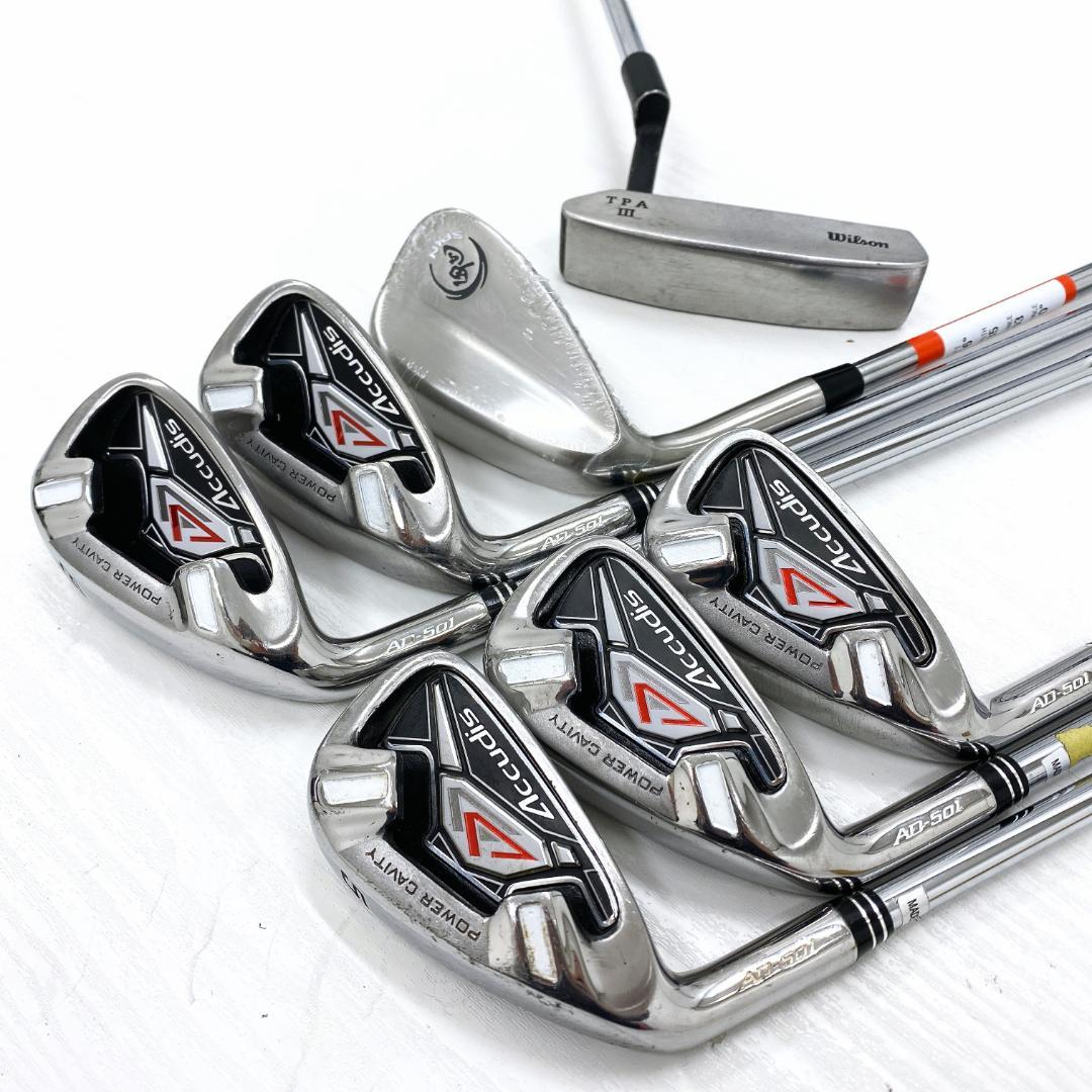 【左利き/レフティ】 ワールドイーグル ゴルフクラブ 初心者 セット 10本 S