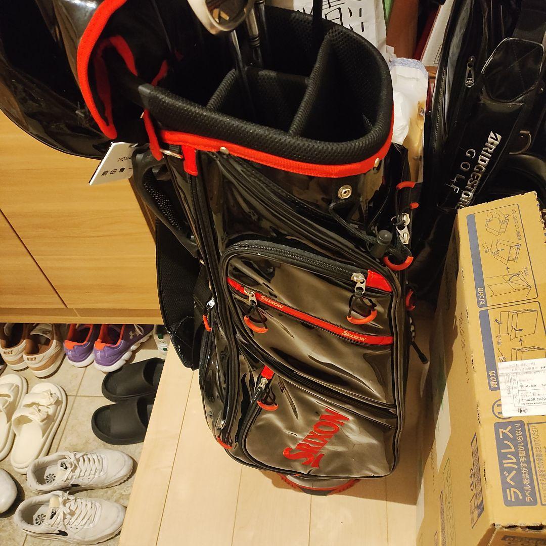 Srixon キャディバッグ 黒/赤