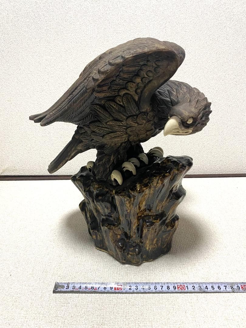 鷲の置物 インテリア 彫刻風 オブジェ