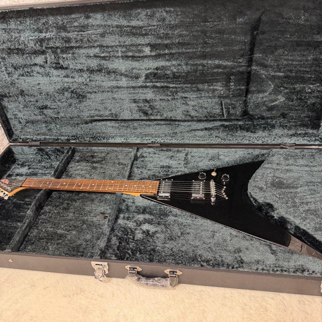 希少　EPIPHONE エピフォン　ランディV 変形　ハードケース付き