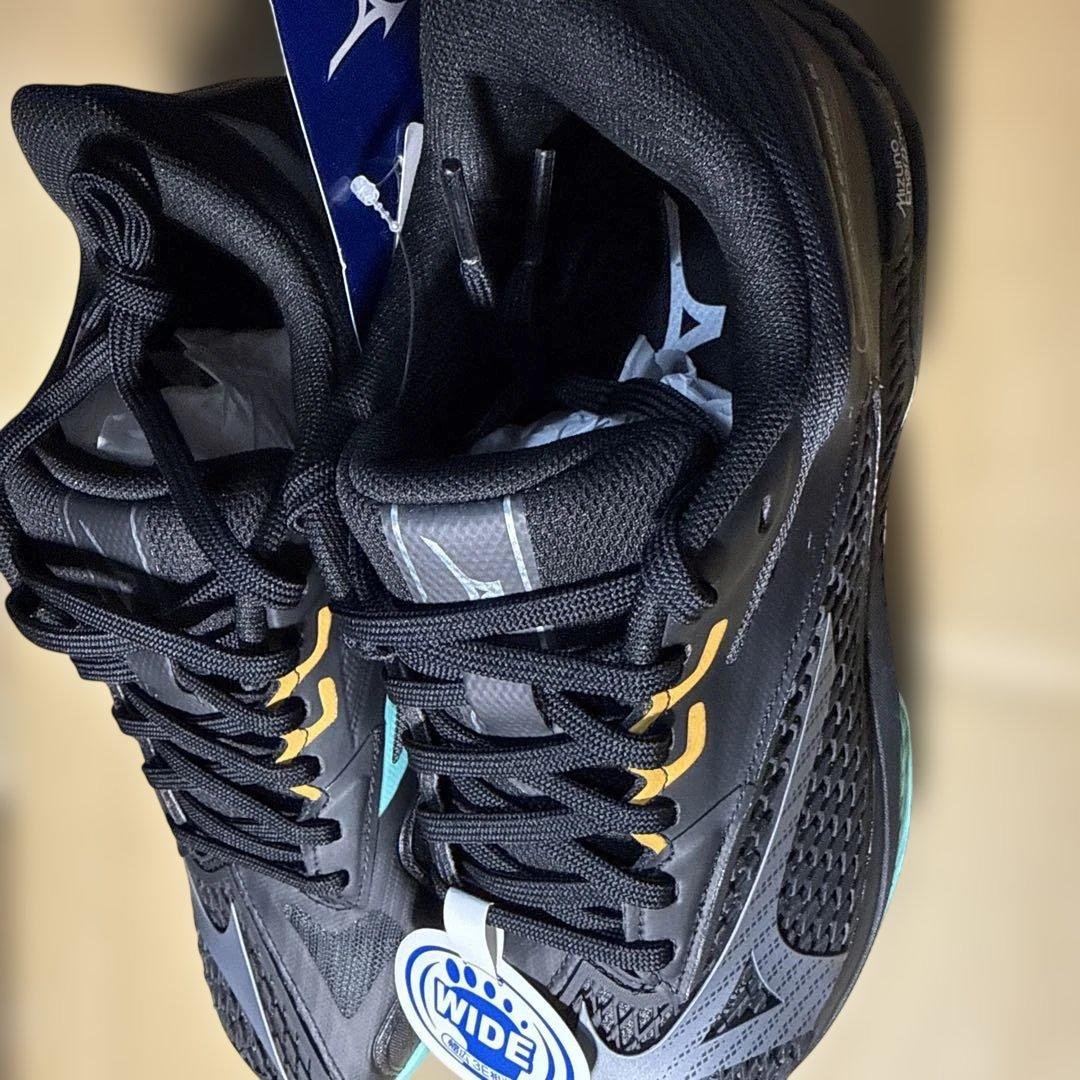 Mizuno テニスシューズ ワイド ブラック