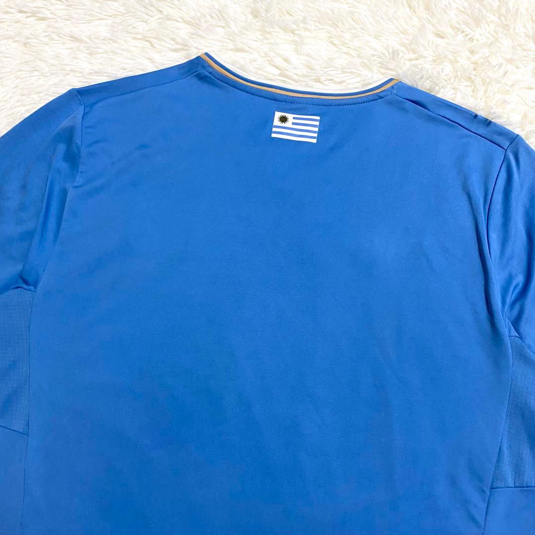 ウルグアイ代表　ユニフォーム　ゲームシャツ　刺繍　プーマ　ホーム　水色　L