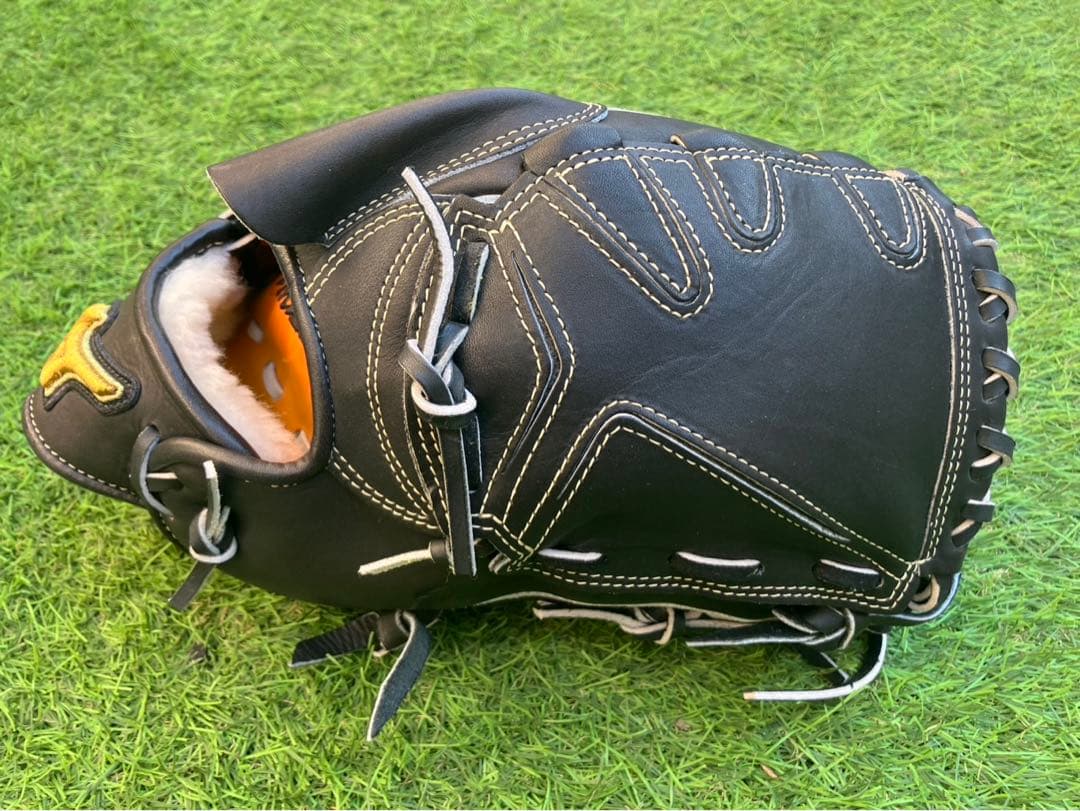 Mizuno ミズノプロ 野球グローブ 黒　軟式　投手用