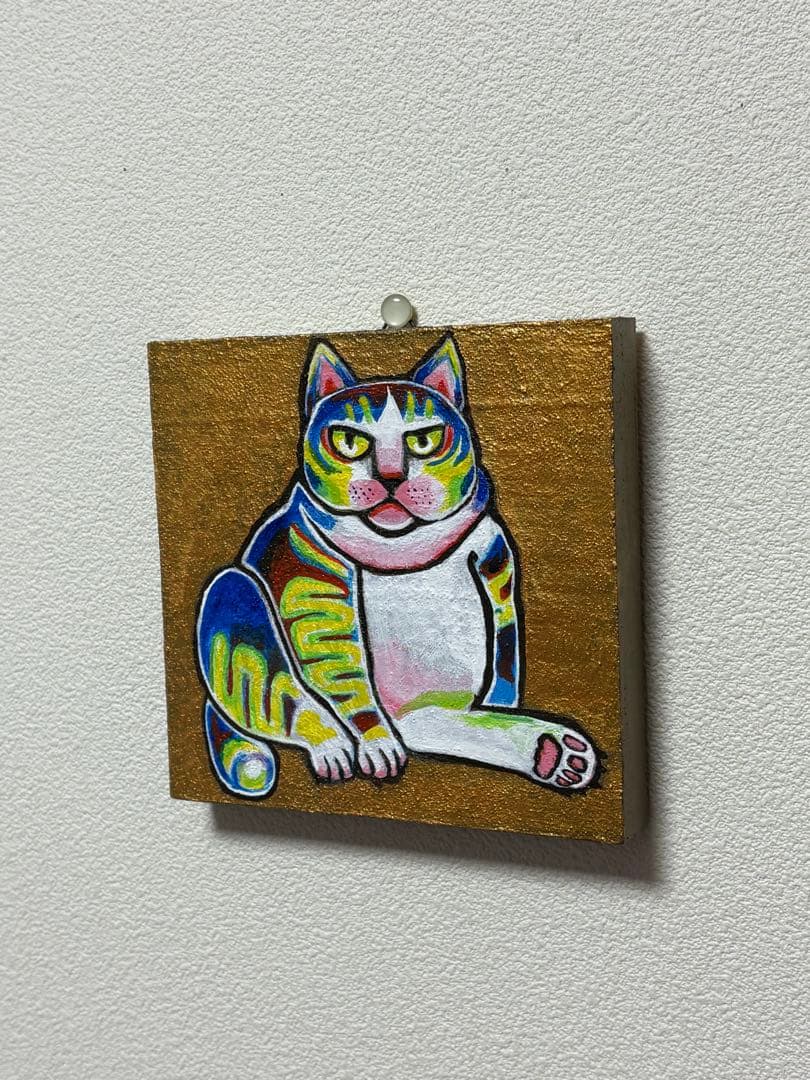 カラフルな猫のポップアート