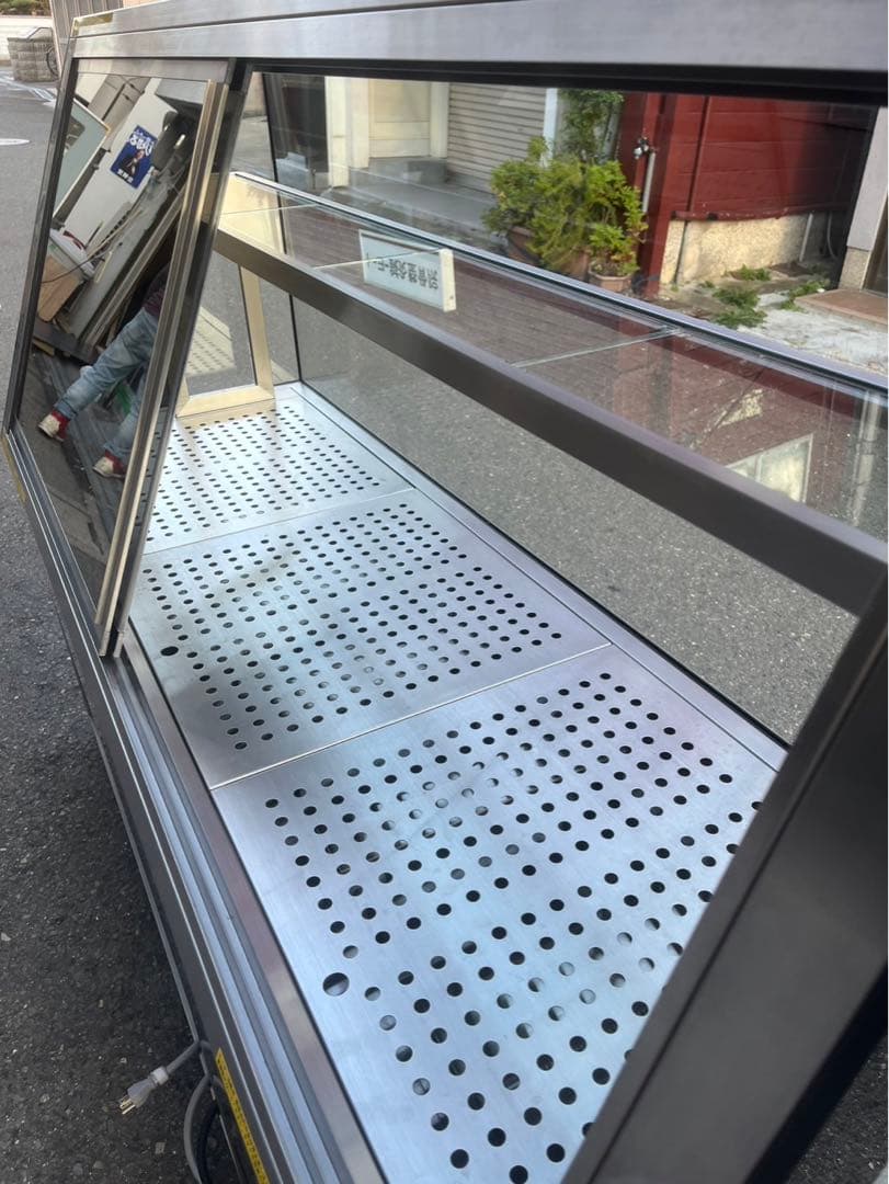 希少 特注品 美品 対面ホットショーケース 三相 200V 照明/単相 100V