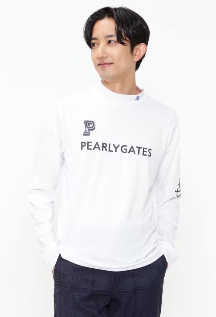 新品 新商品 正規品 パーリーゲイツ 吸水速乾 UV 遮熱 裏起毛 白 4 M