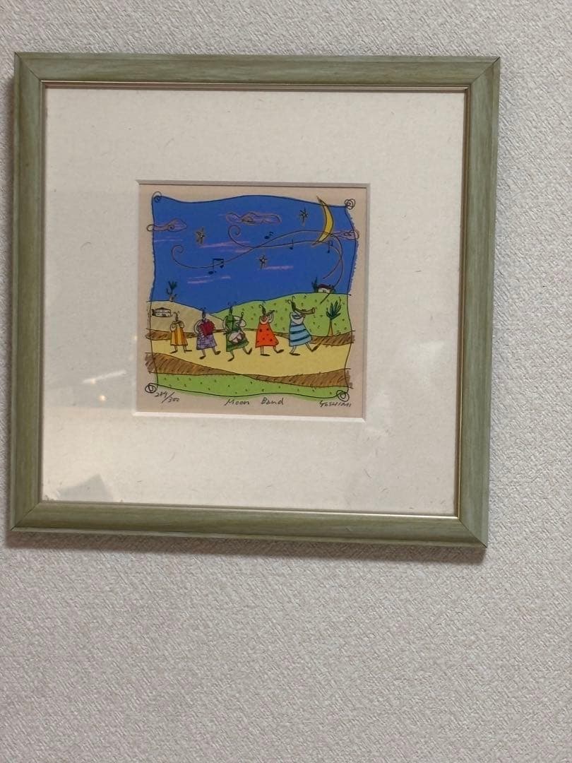 抽象画 音楽と自然のテーマ