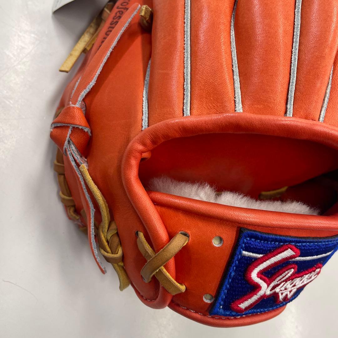 Slugger Aggressive オレンジ 硬式グローブ　二塁手・遊撃手向き