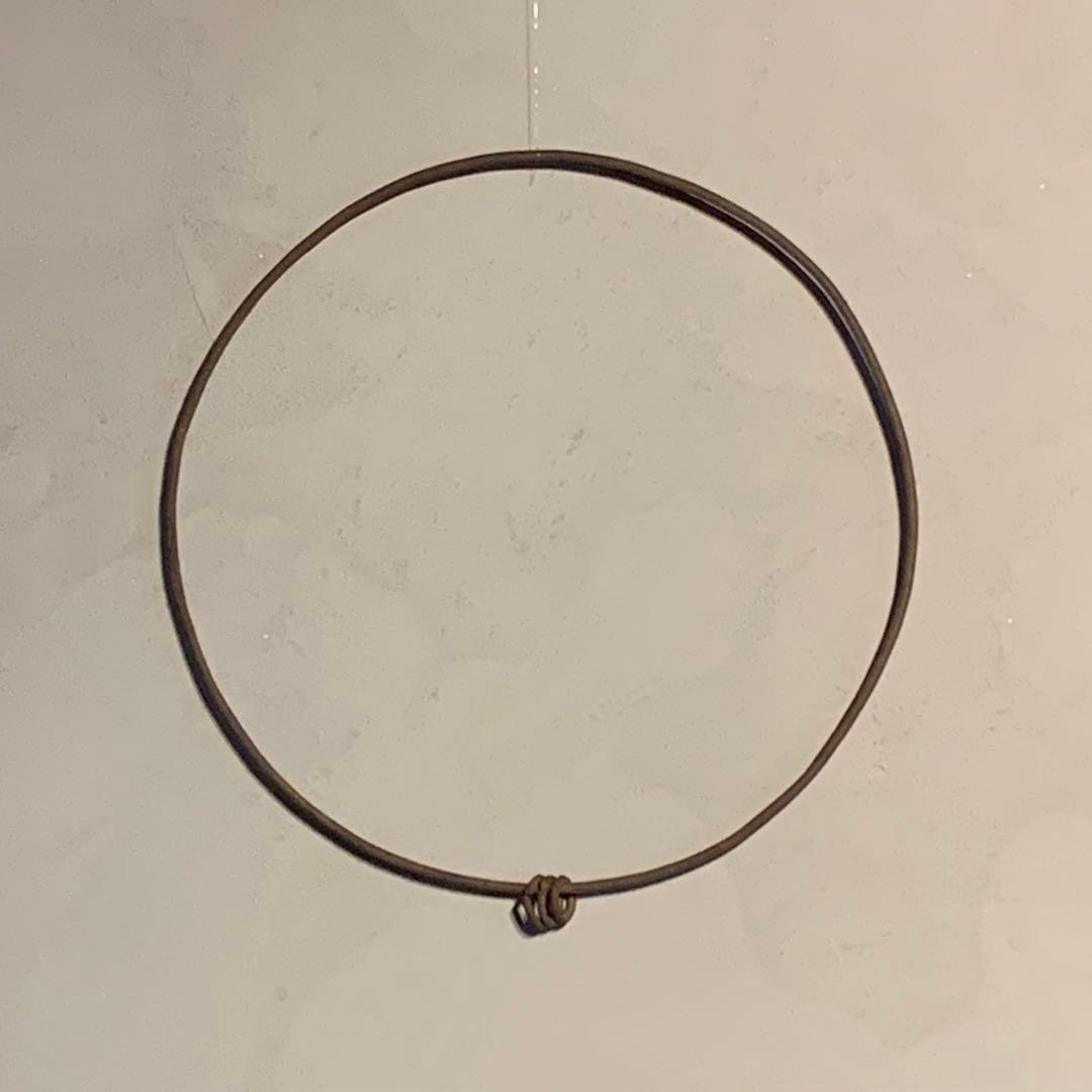 鉄の 道具 輪回し 古道具 鉄製輪 古道具坂田さん的 アンティーク オブジェ