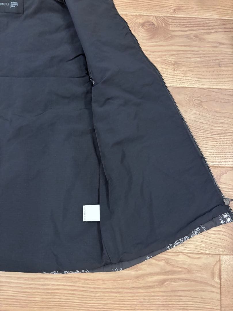 FR2 GOLF ペイズリー柄　中綿ベスト 新品 ダウンベスト　L