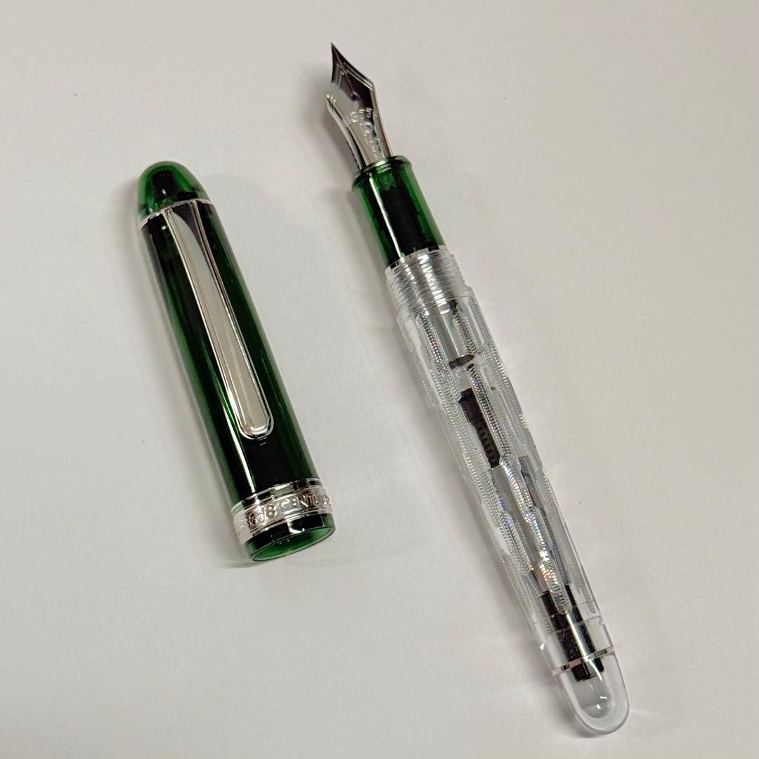 PLATINUM プラチナ 3776 センチュリー 富士雲景 霞 万年筆 極細