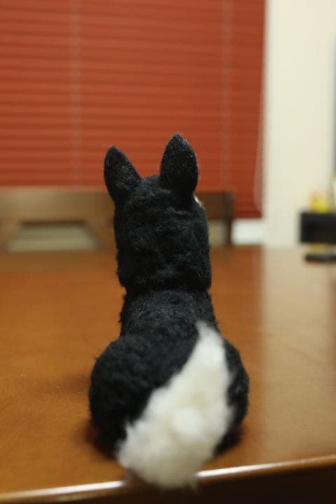 羊毛フェルト　シベリアンハスキー