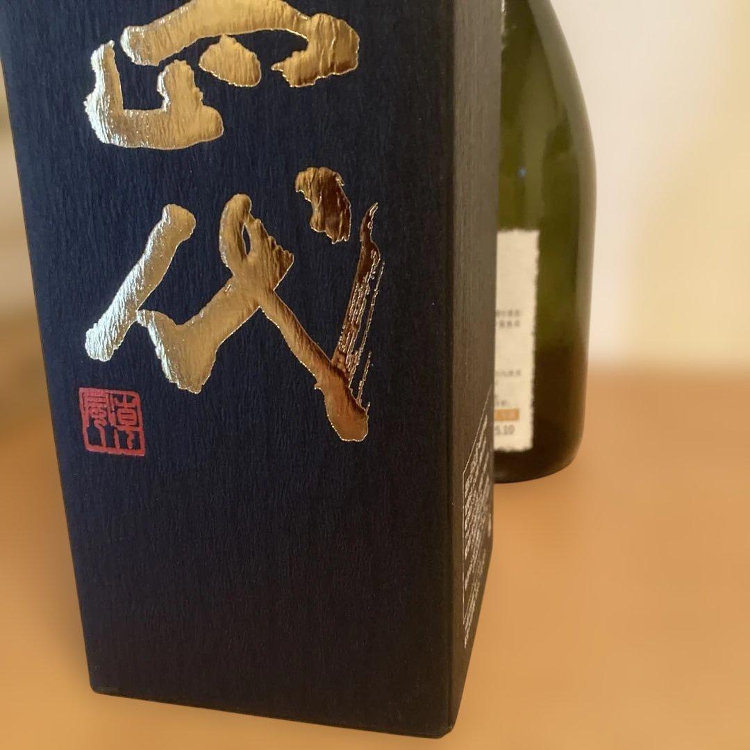【空瓶】十四代◉中取り超極◉720ml 日本酒　専用箱付