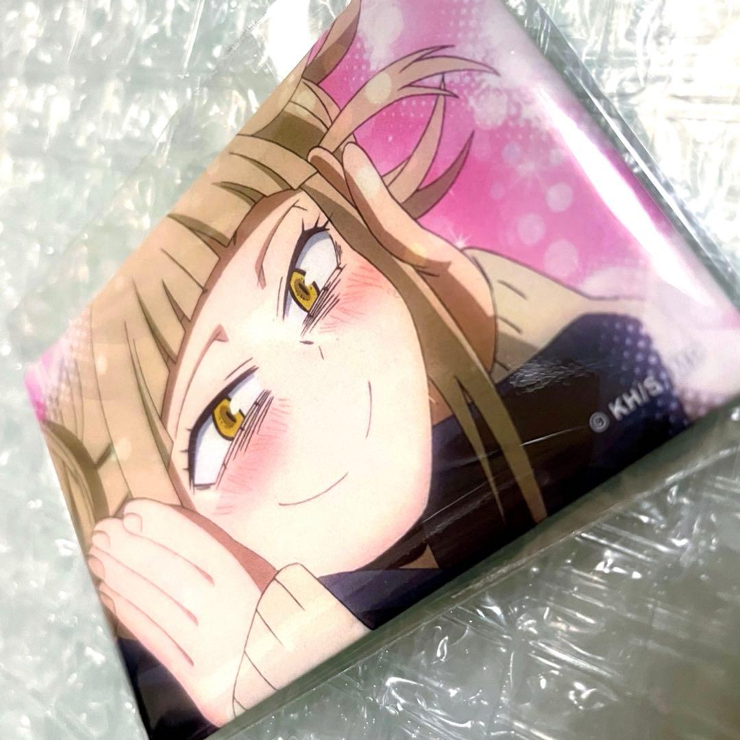 【希少】ヒロアカ東京駅 ヒーロープラザ 場面写 スクエア缶バッジ トガヒミコ