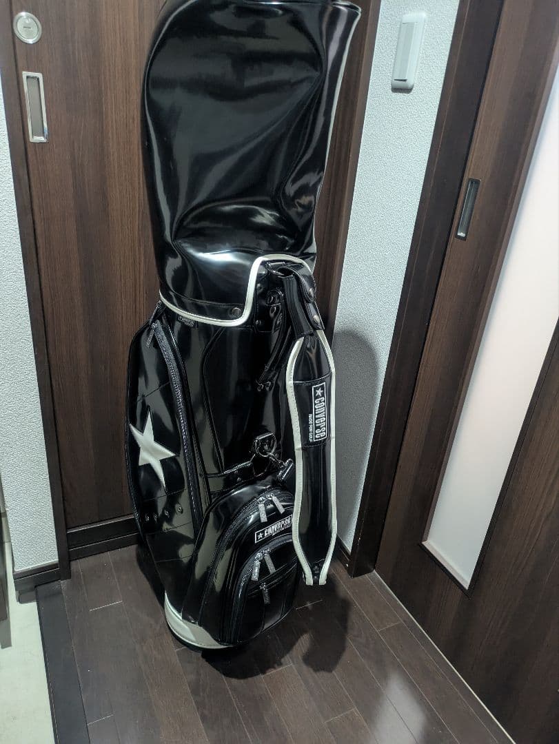【新品未使用】CONVERSE GOLF ワンスターキャディバッグ 黒