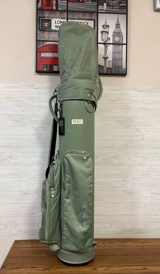 ★オノフ ★ONOFF キャディバッグ モスグリーン軽量 ７型 ➕アイアンカバー