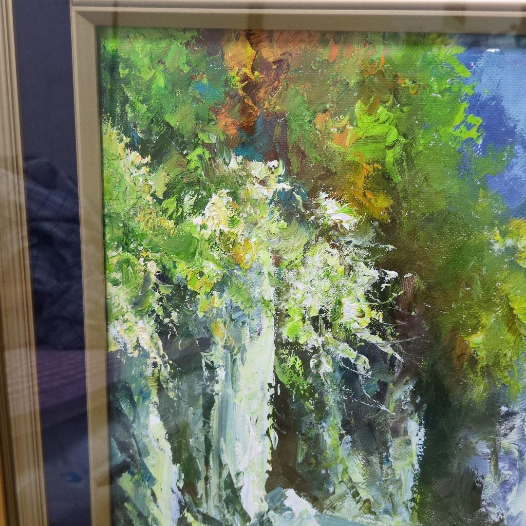 油彩画 自然風景 　藤田邦明