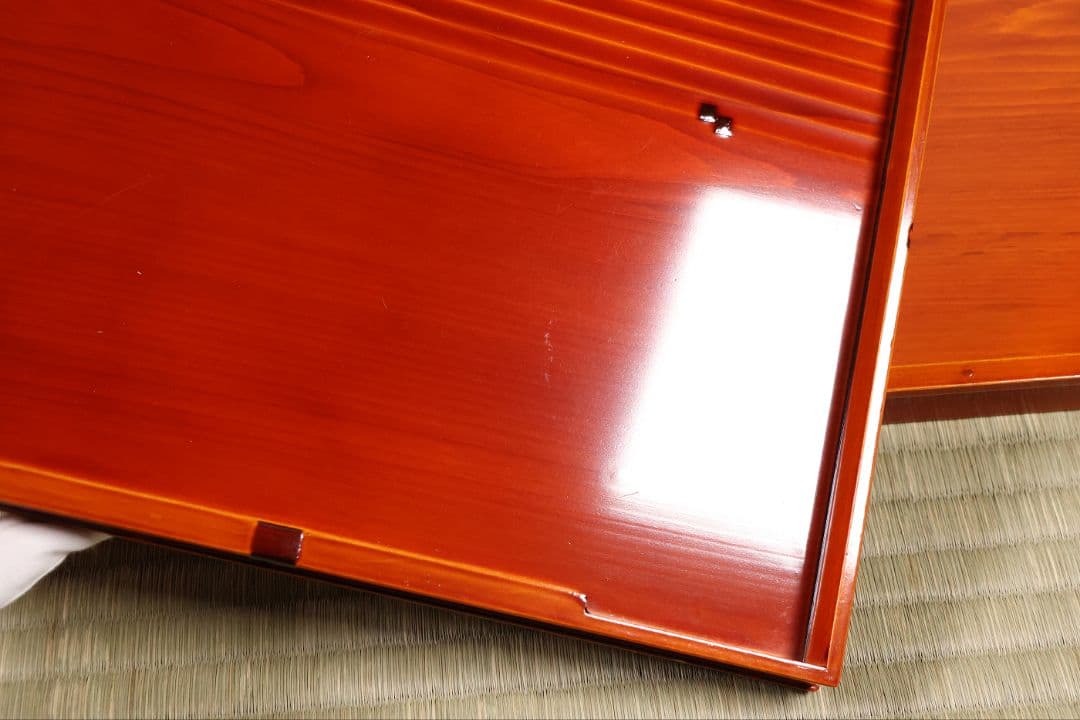 春慶塗 折敷 十客 26.6cm 会席 懐石 卓上 四方膳 木製【MB112】