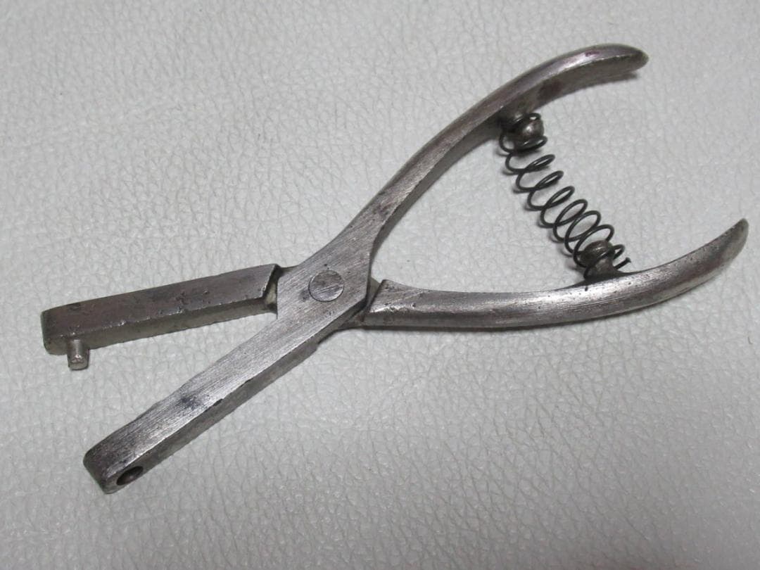 希少 1950年代◆東京都交通局 都営トロリーバス用 改札鋏/切符切り 金属製