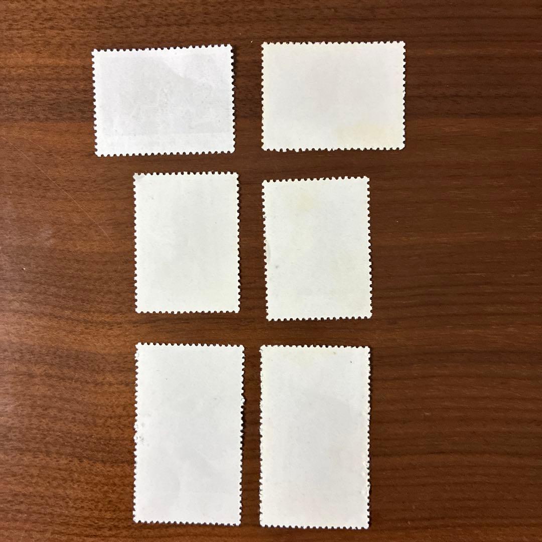 中国切手　編１−６現代京劇≪智取威虎山≫６種完　未使用　1970年8月1日発行