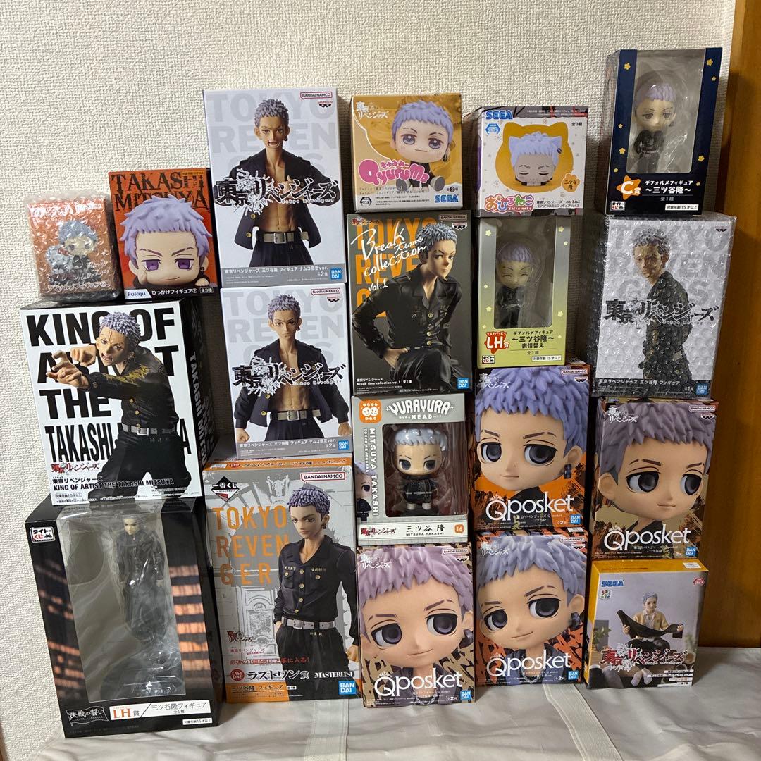 東京リベンジャーズ　東リベ　三ツ谷隆　フィギュア　一番くじ　プライズ　セット