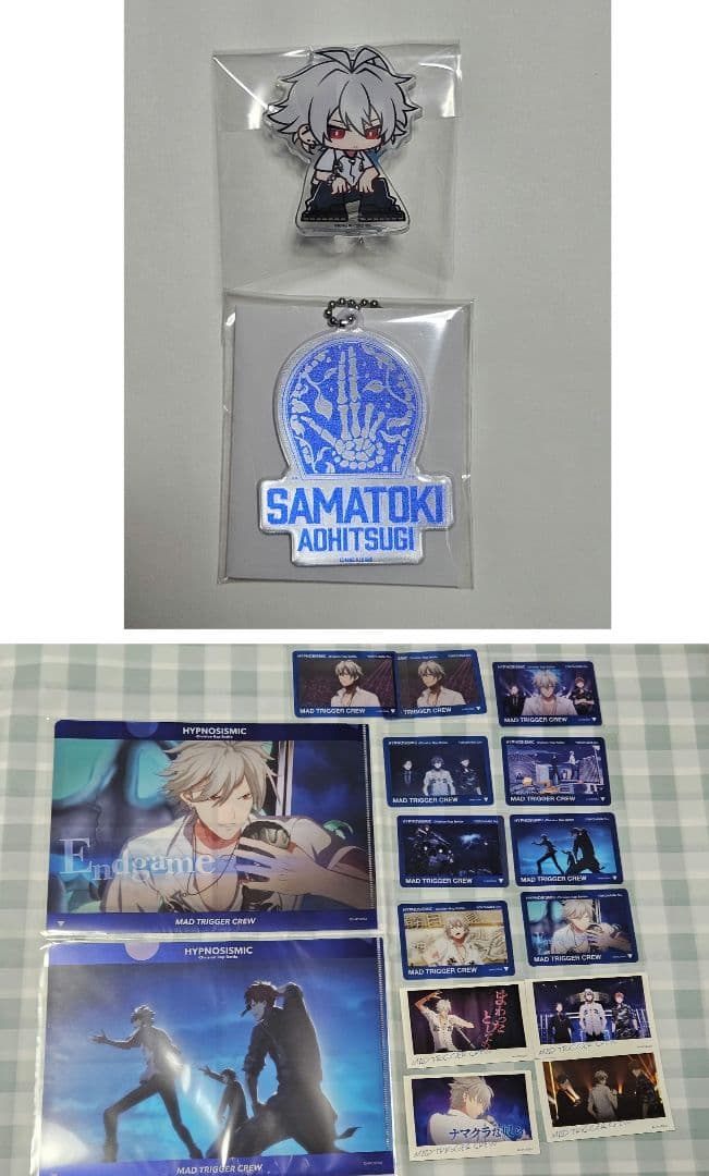 ヒプマイ　くじ　ちびキャラリング　リフレクターキーホルダー　ヒプムビ　左馬刻