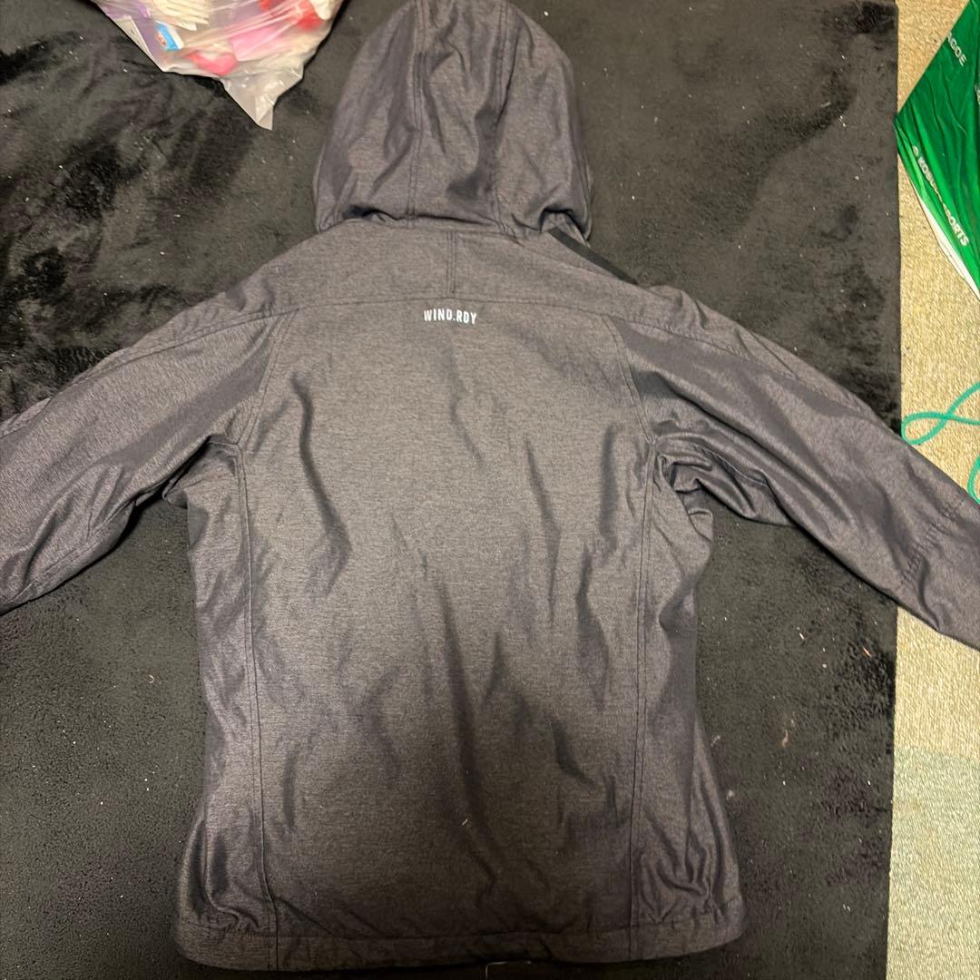 adidas 帝京第三 ウィンドブレーカー サイズ48 グレー