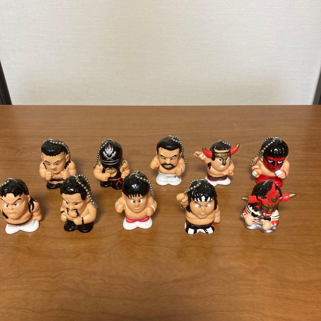新日本プロレス ソフビ キーホルダー レスラー 10体セット