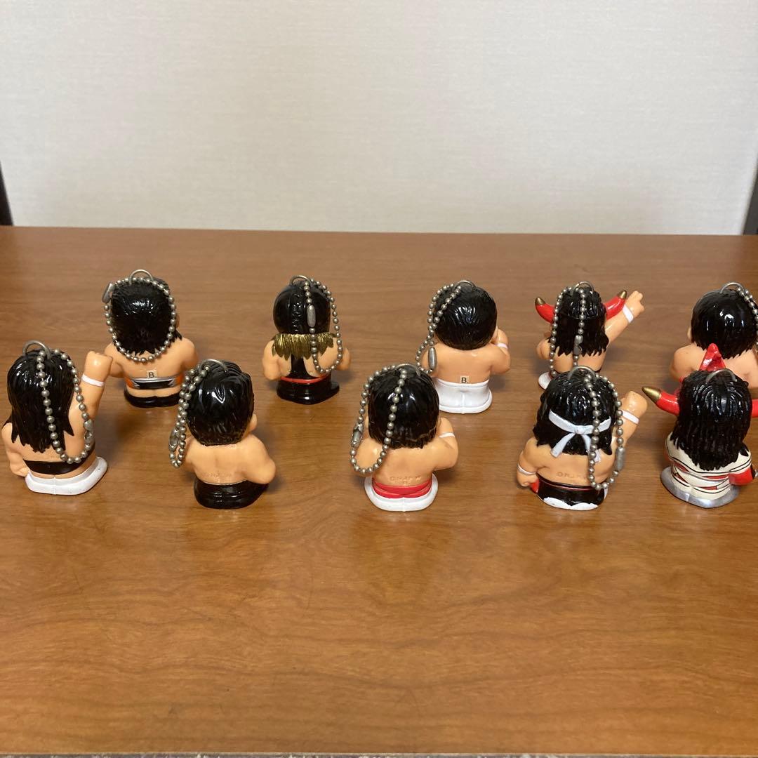 新日本プロレス ソフビ キーホルダー レスラー 10体セット