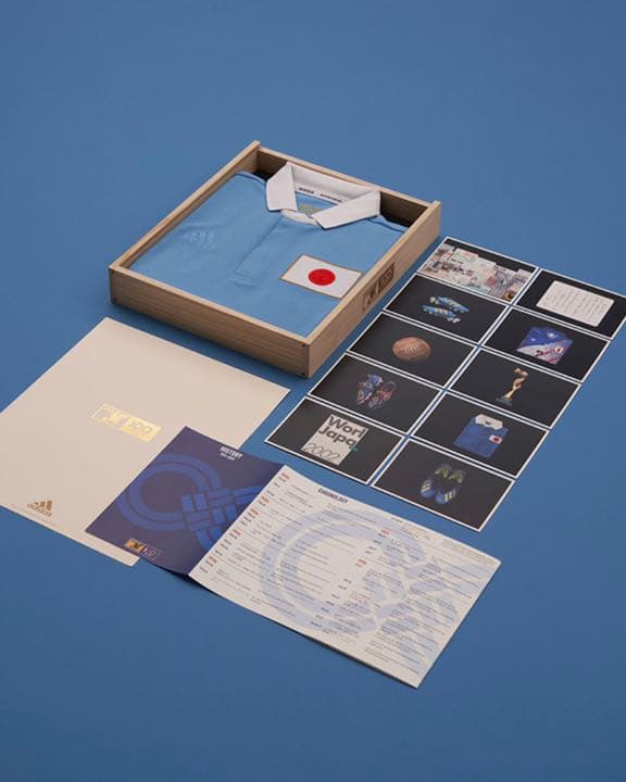 2021個限定木箱付き adidas 日本代表100周年記念ユニホーム　Mサイズ