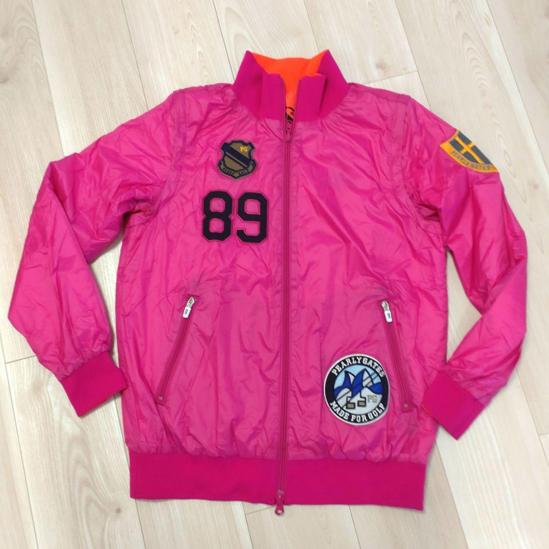 パーリーゲイツ ブルゾン リバーシブル 4way ピンク オレンジ サイズ1