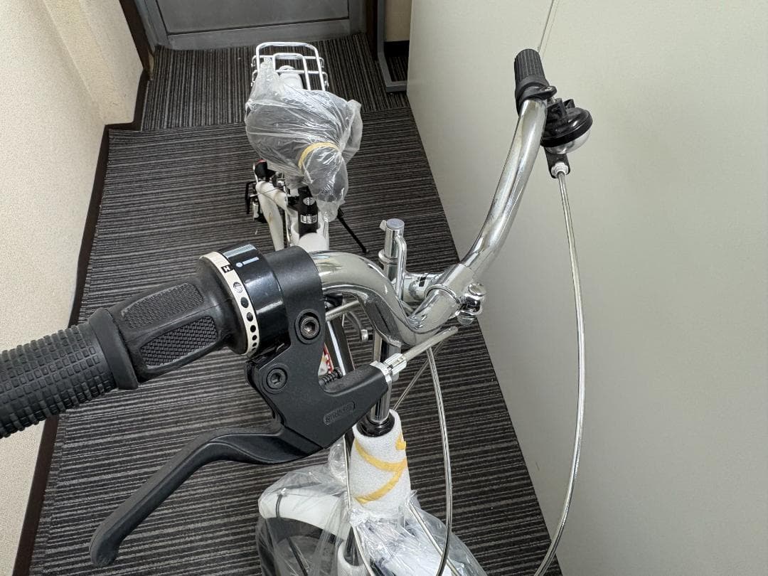 【新品】 折りたたみ自転車　EXCEL FD20GS　ワイヤーロック　販売証明書