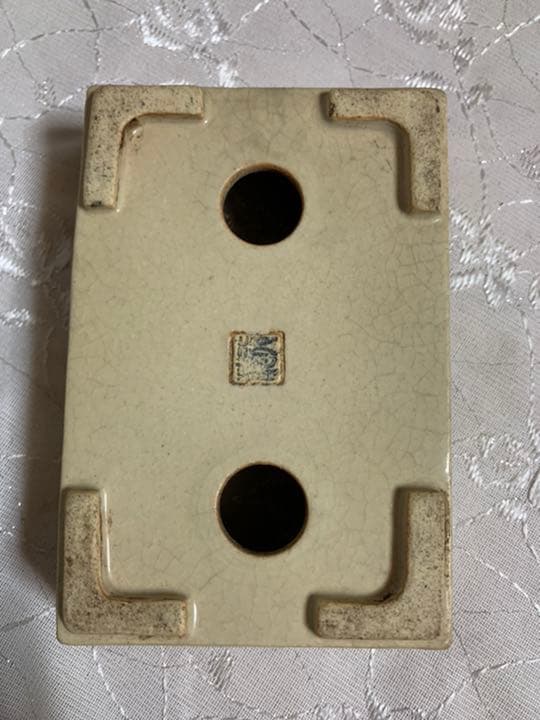 陶翠？　盆栽鉢　長方