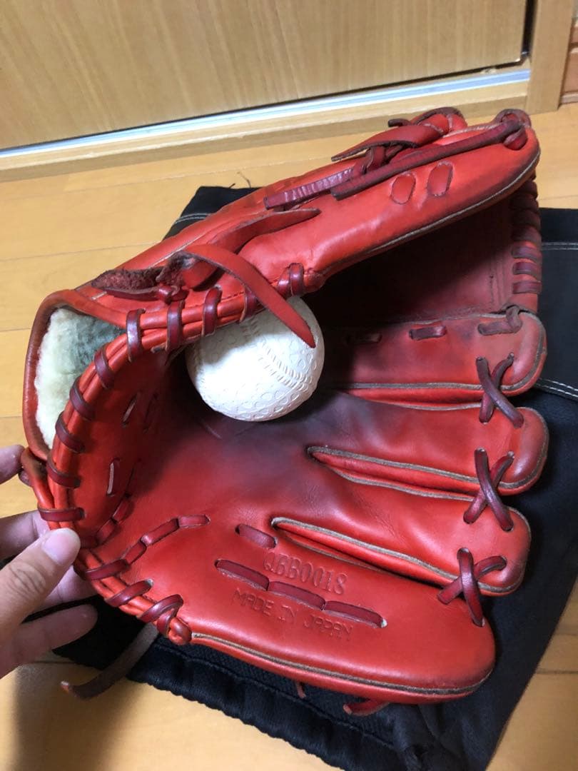 Under Armour 硬式野球用グローブ オレンジ