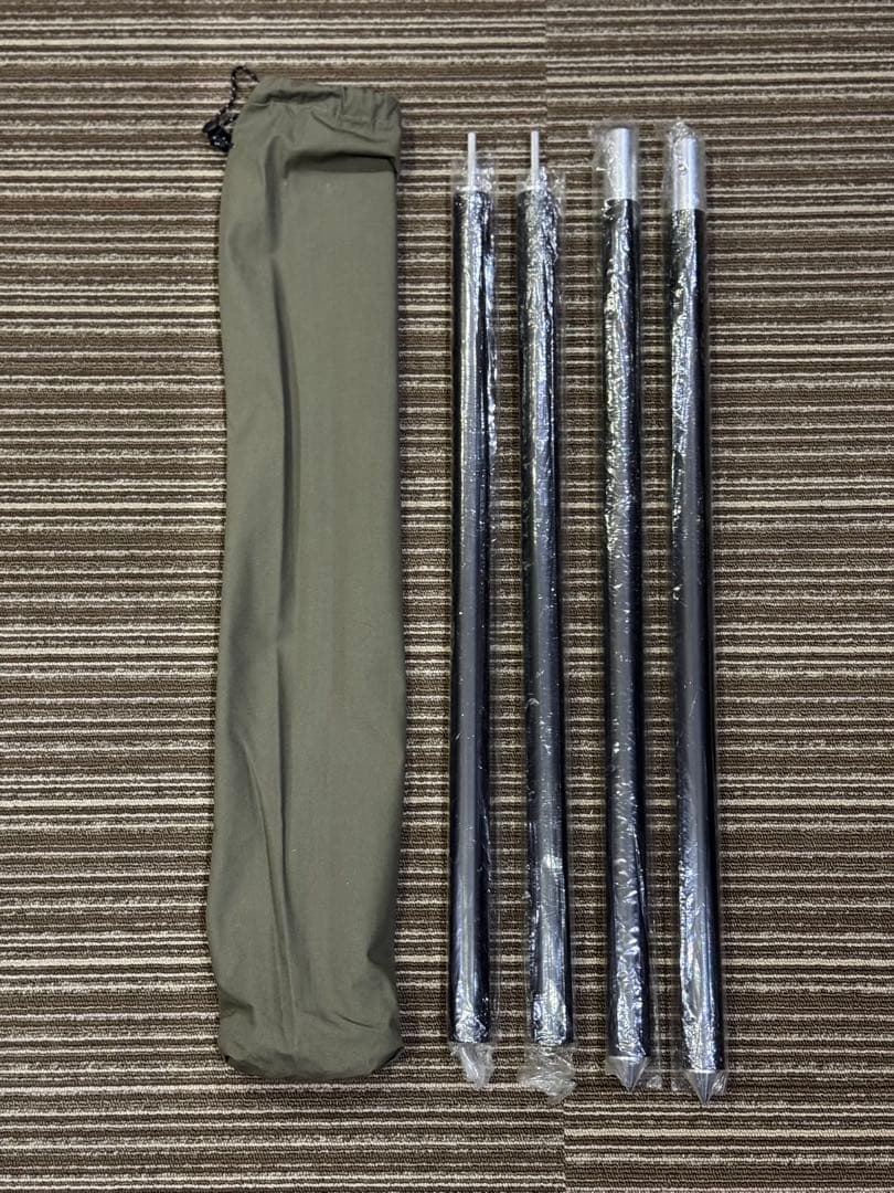 新品 未使用 FUTURE FOX 焚き火 陣幕 オリーブ TC素材