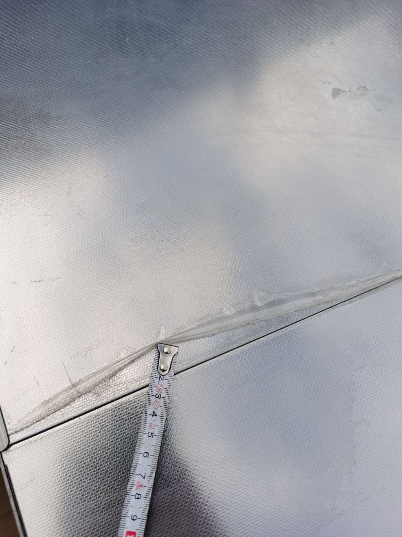 キャンプ　アウトドアー ステンレス製折畳テーブル