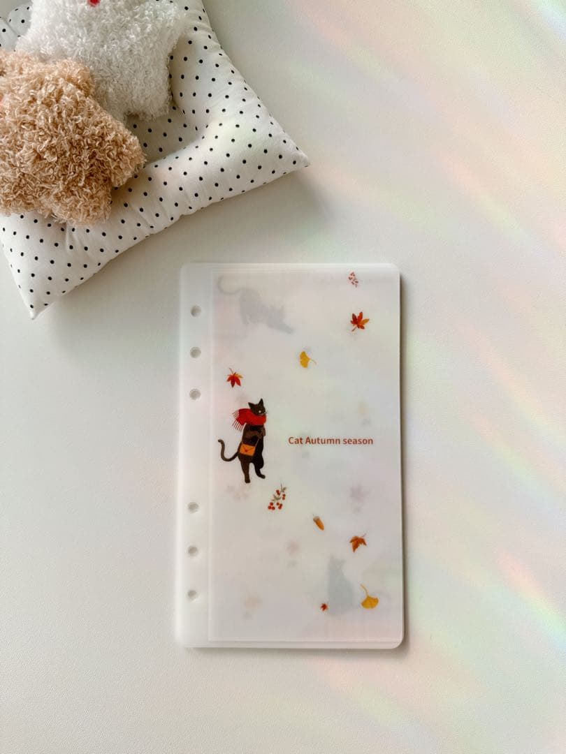 A6 refill Cat Autumn season 2100円