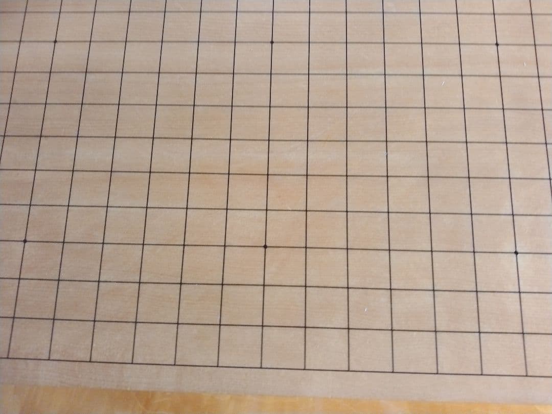 囲碁盤 天然木製 本萱5寸