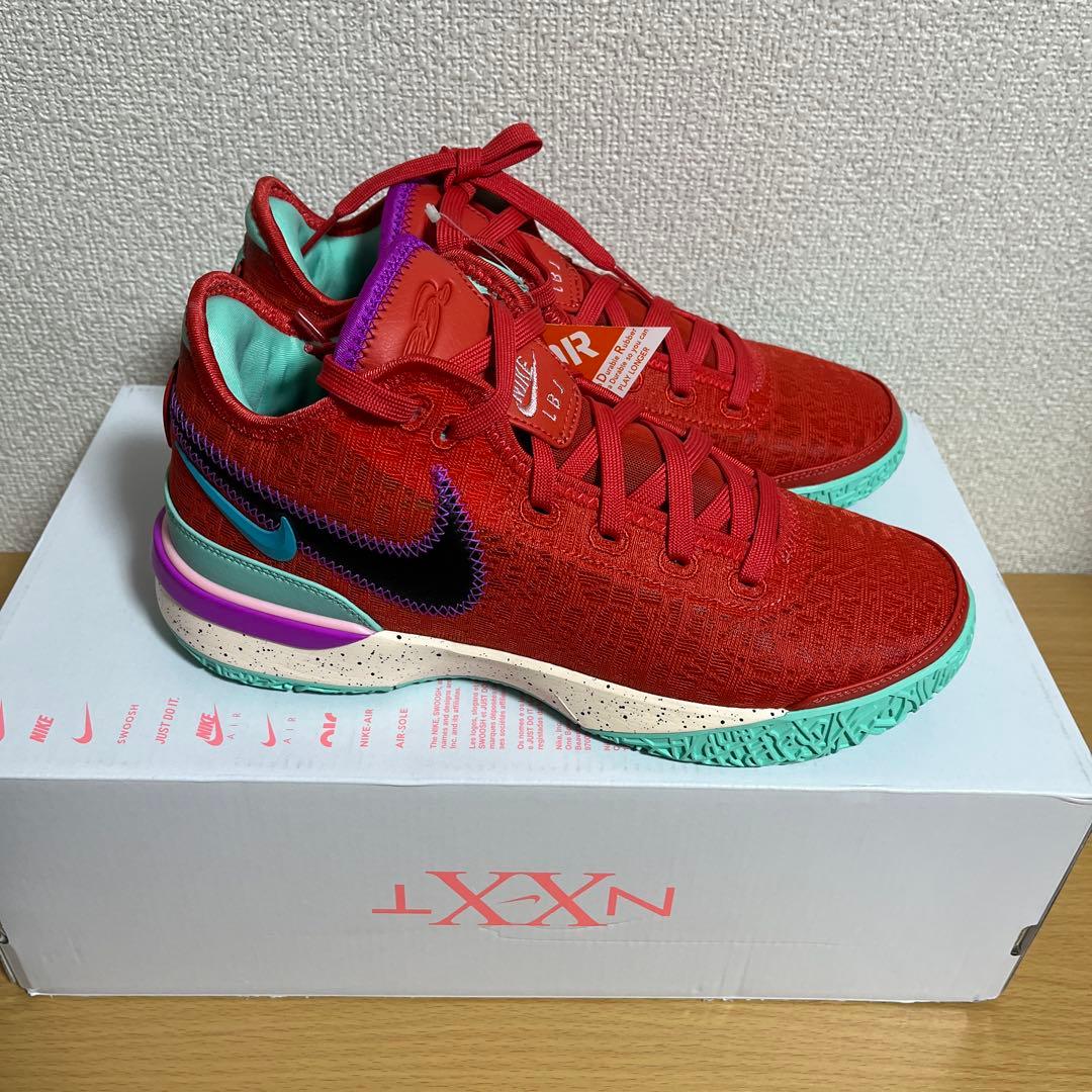 新品 ZOOM LEBRON NXXT GEN EP 赤 24cm