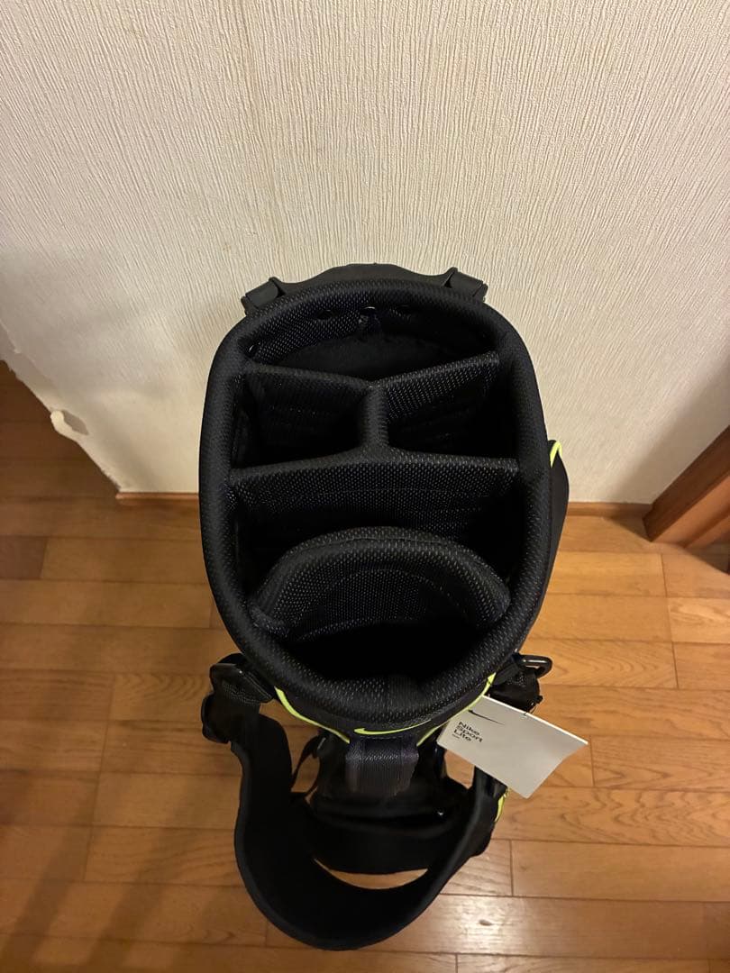 NIKE GOLF キャディバッグ ゴルフバッグ　ブラック/イエロー　国内非売品