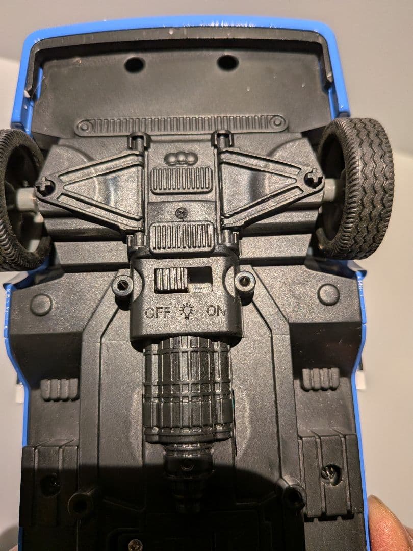 ​ホンダ アクティ 1/15 ミニカー 青/白 軽トラ 点灯 サウンド 検品済